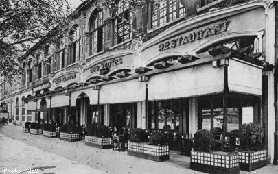 Entrée du restaurant de la gare de la Bastille sous la voie 5